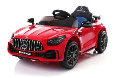 12V Mercedes GTR Rojo con Licencia eléctrico para niños
