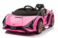 12V Lamborghini Sian Rosa con Licencia Eléctrico para niños