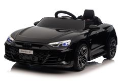 12V Audi RS E-Tron GT Negro con Licencia Eléctrico para niños