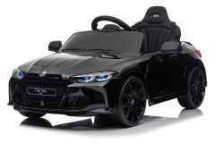 12V BMW M4 Competition Negro con Licencia Eléctrico para niños